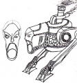 Early guard robot sketch (unused)