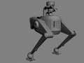 Early guard robot mockup, by DeepOmega (unused)