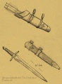 Short sword and arrow quiver concept by Springheel (2004)